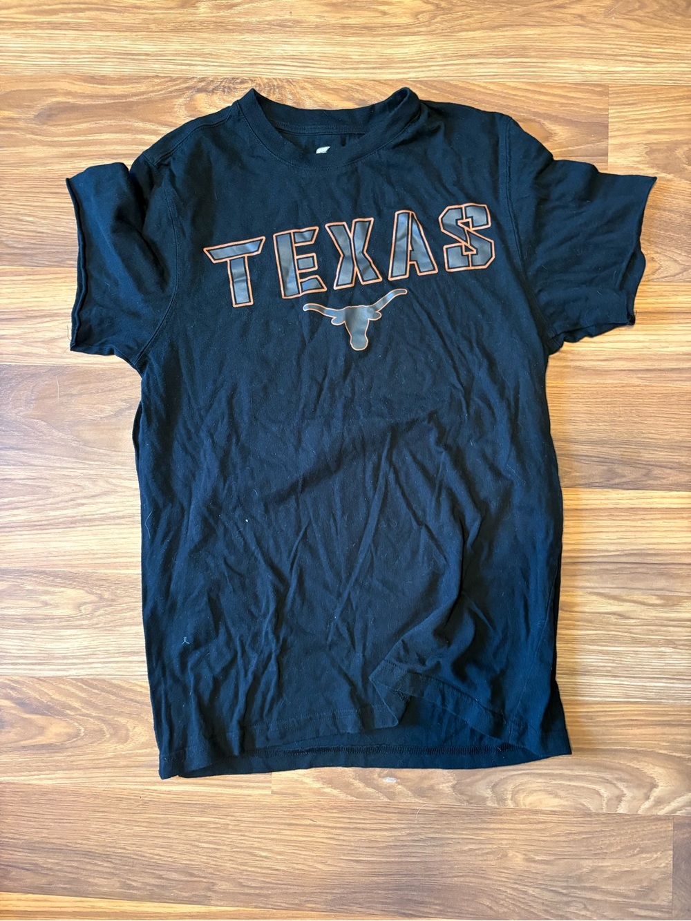 Colosseum Black Texas Graphic Short Sleeve Tee UT Texas